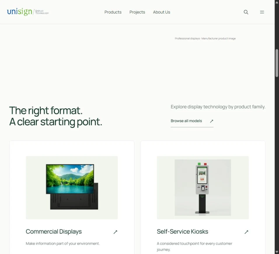 Unisign Screen Experience